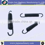 China tension spring for sale with black finish and long hook