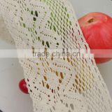 2016 new12cm Knitting fabric polyester stretch swiss lace fabric trimming1200201