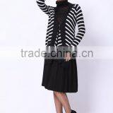 2016 PRETTY STEPS Winter Collections Hot Casual Fashion Women Long Sleeve Striped Tops Cardigan Jacket thumbnail-4
