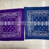 Hot 100% Cotton 22x22" Double Sided Printing Head Wrap Scarf Wristband Bandanas thumbnail-3