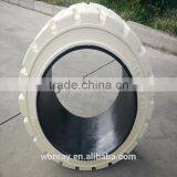 Chinese Top Quality Press on Solid Tire 21x9x15 18x7x12 1/8 Factory Price From Yantai WonRay thumbnail-5