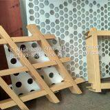 Деревянно-структурный алюминиевый трубка, имитационно-деревянный металлический алюминиевый труба вместо деревянной отделки thumbnail-2