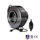 Hydroponics 4" / 6" / 8" / 10" / 12" Inch Centrifugal Inline Duct Fan thumbnail-1