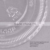 9-10 Oz. Clear Flat PS Plastic Lid With Straw Slot for Cold Drink Cup China Manufactory Price thumbnail-6