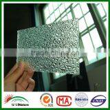 Hotsale! Colorful Big Diamond Polycarbonate Sheet With Cheap Price.Lexan Embossed Polycarbonate Panels. PC Solid Embossed Sheet.