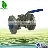 New Product Long Handle Stainless Steel Flanged Mini Ball Valve thumbnail-2