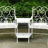 2 Seater Cast Iron Companion Garden Chair thumbnail-2