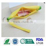 New Fashion Yellow Banana Shape Change Silicone Pocket, Silicone Coin Purse thumbnail-1