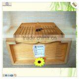 Wood Two Layer Lattic Door Jewelry Display Box thumbnail-5