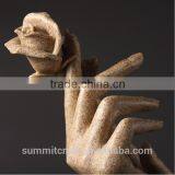 Romantic Resin Rose in Hand Model Wedding Door Gift Items thumbnail-3