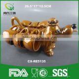 Hotel Porcelain White Pot, Porcelain Wine Pot for Restaurant thumbnail-1