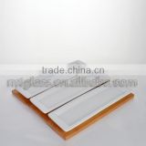FDA,SGS,Food-grade New arrive white square porcelain china dishes