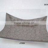 Brown Finger Paint on Cast Aluminium Enamel Bowl With Food Safe Enamel