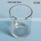 7x6.3x8.5cm Mini Cylinder Glass Beer Mug GC08 thumbnail-1