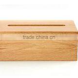 High Quality Plain Wood Car Tissue Box Cover thumbnail-4