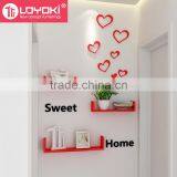 Cute Love Shape Wood Sticker Home Accessories Room Decor 3d Wall Stickers for Kids Wall Murals Home Decor Wholesale thumbnail-3