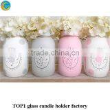 Discount Votive Candle Holders Glass Mason Jar Good Condition
