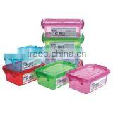 plastic 600ml transparent rectangle food mini storage box for kid