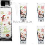 1000ml Classic Collapsible Glass Water Jug thumbnail-2