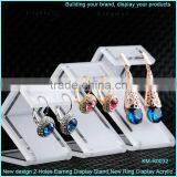 New Design 2 Holes Soir Flower Acrylic Earring Display Stand thumbnail-1