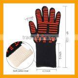 Professional Indoor Outdoor Kitchen Gloves,Premium Insulated & Silicone Lined Aramid Fiber Fire Proof Gloves thumbnail-4