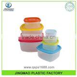 Colorful Plastic Food Serving Fresh-Keeping Set Food Container