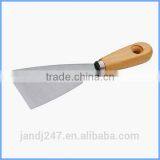 Steel Putty Knife Scraper With Wooden Handle thumbnail-2