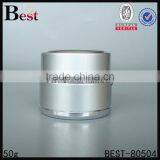 Matte Silver Color Cosmetic Aluminum Jar thumbnail-1