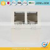 Set of 4 Unique Galvanized Iron Powder Coating Cheap Flower Little Plant Pots Small Garden Planters thumbnail-5