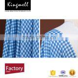 Customized Combed Cotton Plaid Fabric for Lady Garment thumbnail-3