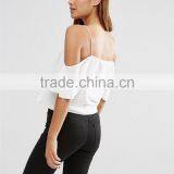 Girls Sexy Korea Top Lace Trim Tops For Women 2016 thumbnail-2