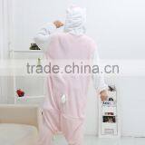Flannel Cartoon Adult Animal Jumpsuit Animal Pajamas Jumpsuit Kitty Design thumbnail-2