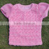 Wholesale Childrens t Shirt Baby Tops With Rose thumbnail-5