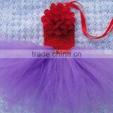 Factory Directly Handmade Sleeveless Chiffon Tutu Shirt for Babies thumbnail-2