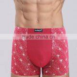 Pretty Printing Men Shorts Bamboo Fiber Material Underwear Sexy Men Boxers thumbnail-2