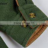 Wholesale OEM Cheap Good Quality Man School Uniform Fleece Shirt Jacket thumbnail-5