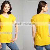 Viet Nam Manufacturer Cheap Wholesale Plain Blank Womens Tshirt thumbnail-4