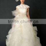 Hot Ivory Cap Sleeve Wedding Gown thumbnail-1
