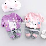 2017 New Arrival Latest Design Baby Clothes Bodysuit Boutique Kid Romper Winter Wholesale Children's Baby Clothing Set thumbnail-1