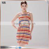 Latest Lurexr Multi Sleeveless Ladies Crochet Casual Dress thumbnail-3