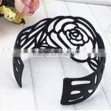 Preety Black Rose Hollow Jewelry Bangles for Girls thumbnail-5