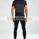 MGOO Custom Men Sport Comfortable Dry Fit T Shirt Two Color Combination Short Sleeve T Shirts thumbnail-2