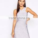 Hot Selling Classic V-neck Bandage Mini Swing Dress Cross Chest Sexy Club Dress For Wholesale thumbnail-4
