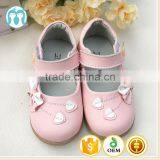 Slip-on 18M Kid Girl Pink Shoes Tiny Genuine Leather Good Quality Heart Shape Shoe thumbnail-2