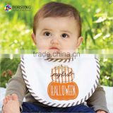 Halloween Cotton fabric embroidery Cartoon Customized Baby Bibs