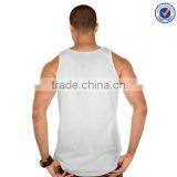 Blank White Gym Tanktops for Mens Plain Cotton Male Gym Tanktops thumbnail-2