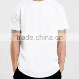 High Quality Cotton Rounded Hem t Shirt Wholesale thumbnail-2