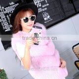 Super Quality and Low Price Real Full Pelt Fox Fur Vest Short Fur Vest Genuine Leather Gilet For Women Natural Fox Fur Coat thumbnail-5