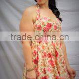 Women Vintage Style Flower Dress thumbnail-3