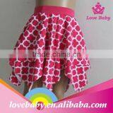 Wholesale Irregular Quadrifoliate Print Pixie Strip Baby Skirt thumbnail-1
